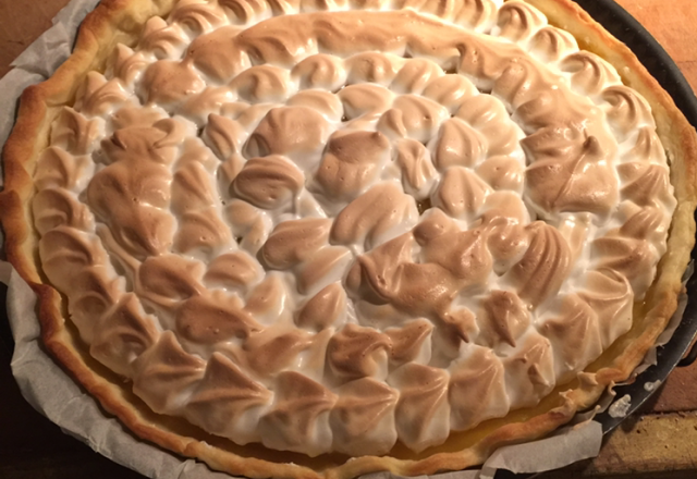 Tarte au citon meringuée