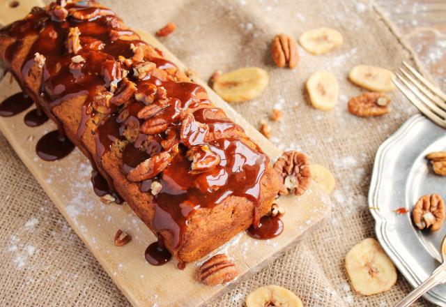 Banana bread aux noix de pécan et au sirop d'érable