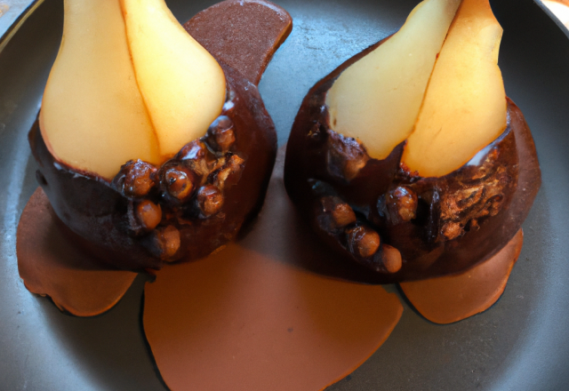 Duo irrésistible poire-chocolat