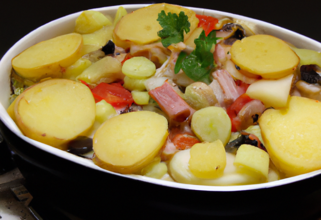 Tartiflette aux légumes rapide