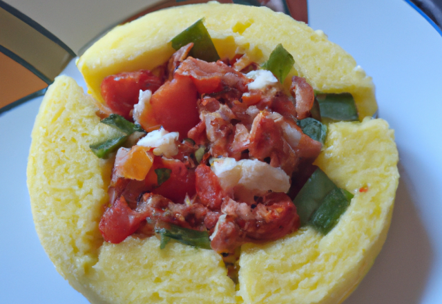 Polenta tricolore