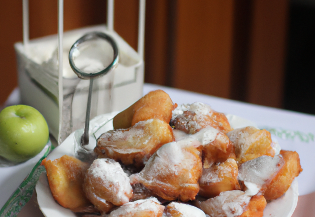 Beignets aux pommes faciles et rapides