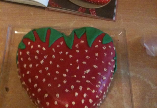 Fraisier sous forme de fraises