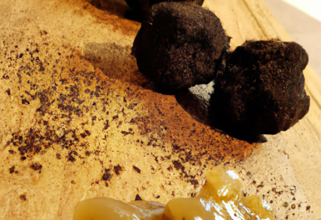 Truffes à  la réglisse