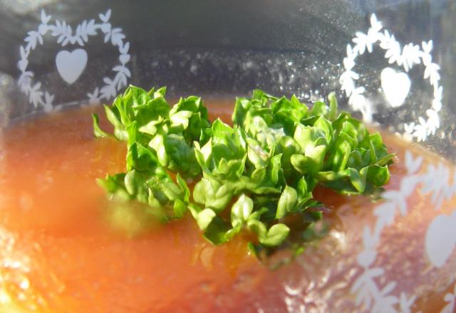 Soupe à la tomate maison