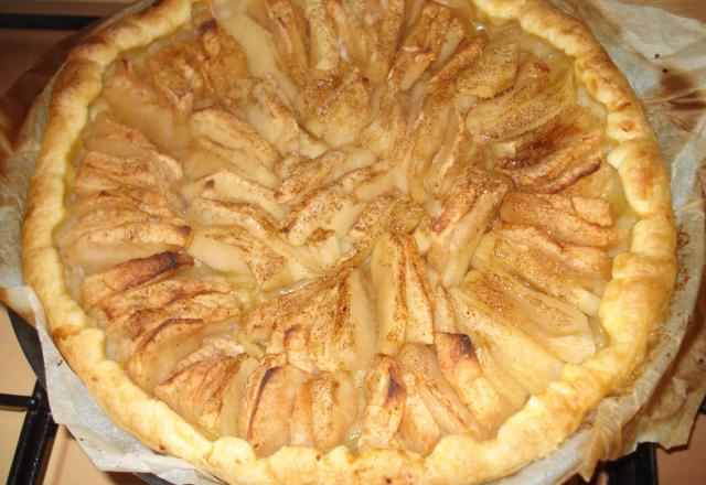 Tarte aux pommes crousti-fondante