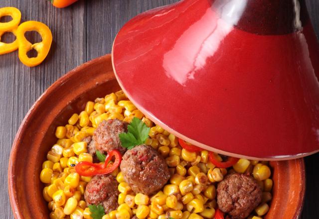 Boulettes de bœuf aux épices douces et maïs doux