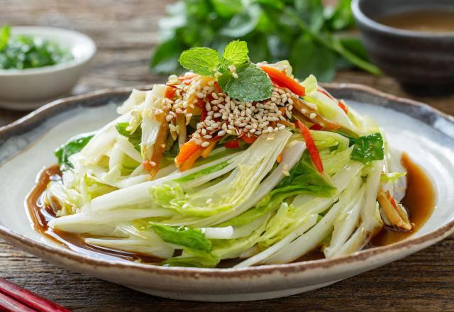 Salade de chou chinois croquante et rapide