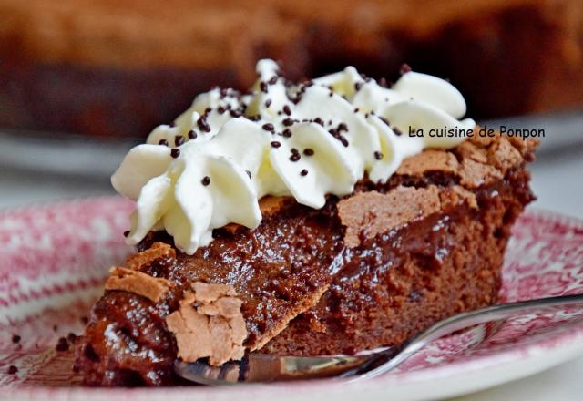 Gâteau fondant au chocolat pâtissier