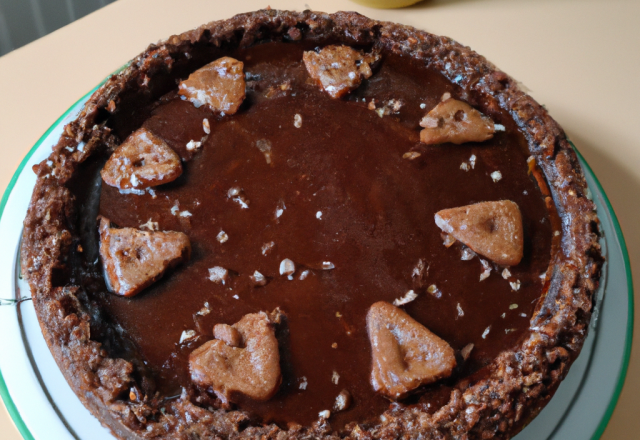 Gâteau savoureux au chocolat