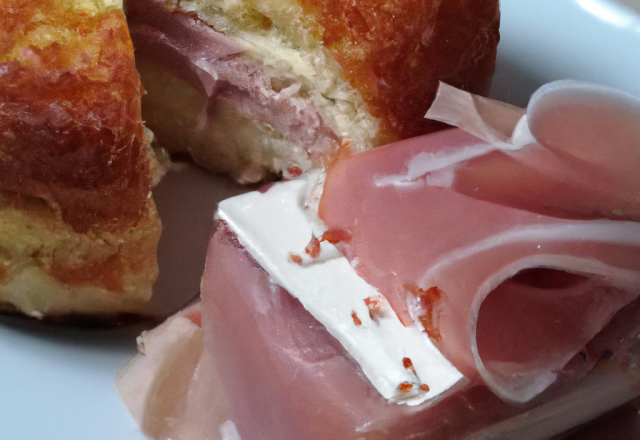 Cake au boursin et jambon