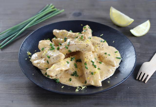 Piccata de veau au citron et herbes fraîches