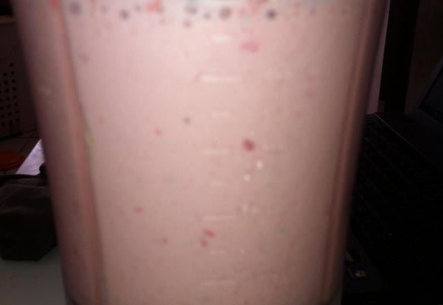 Milkshake fraise cerise