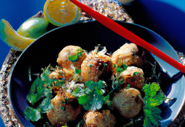 Boulettes de poisson à la thailandaise