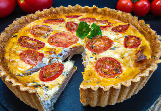 Quiche tomates thon