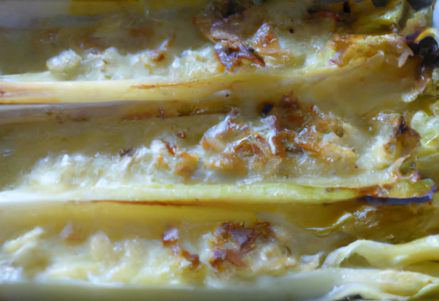 Gratin d'endives au comté