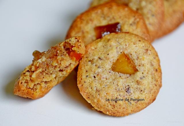 Amaretti aux noisettes et confiture de clémentine