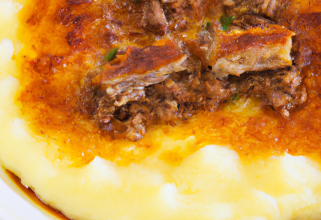 Hachis parmentier de confit de canard