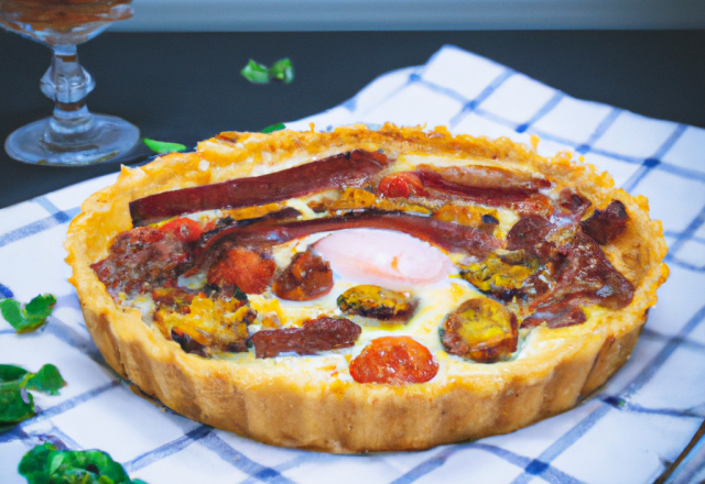 Tarte à l'andouille