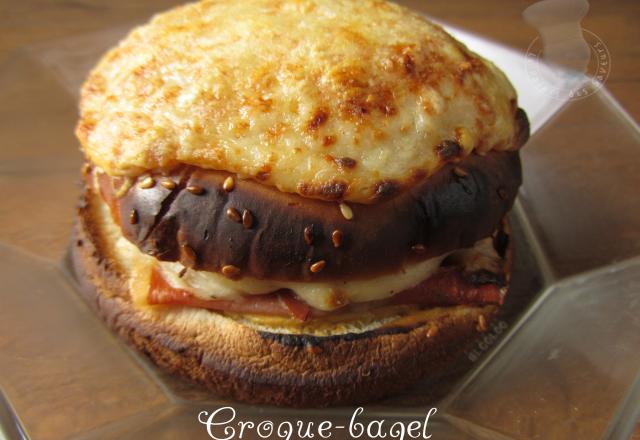 Croque bagel