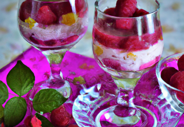 Verrine framboise