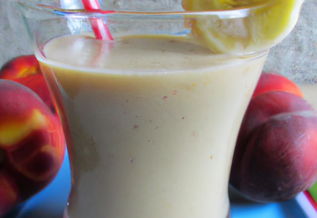 Smoothie banane - nectarine