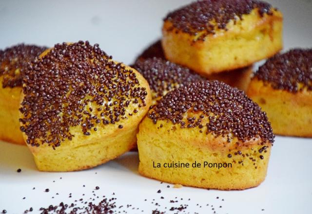 Infiniment orange sous de petites perles de chocolat