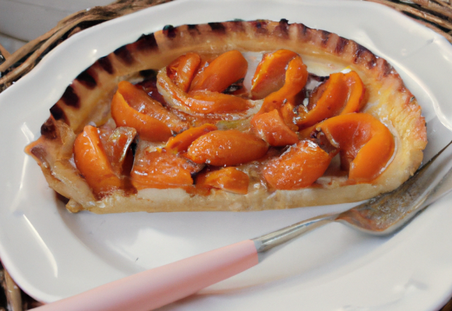 Tarte amandine aux abricots classique