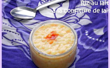 Riz au lait à la confiture de lait