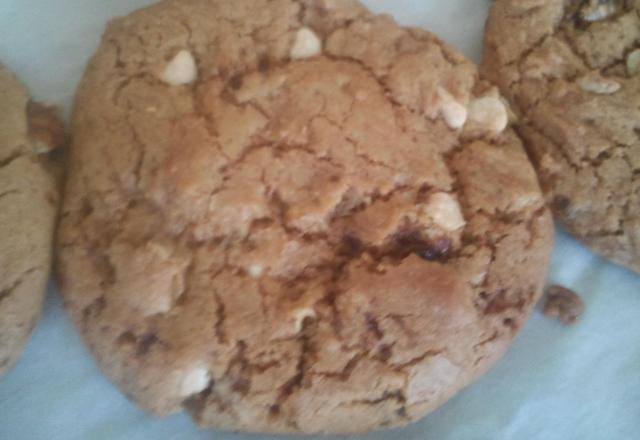 Cookies à la châtaigne et aux pépites de chocolat blanc