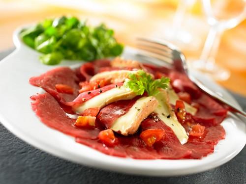 Carpaccio de bœuf au fromage Berthaut