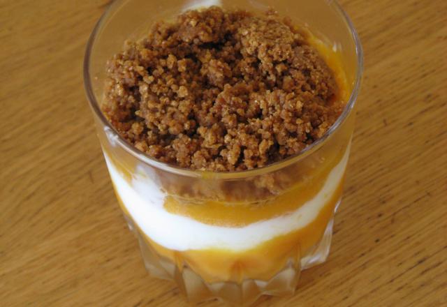 Abricots en verrine