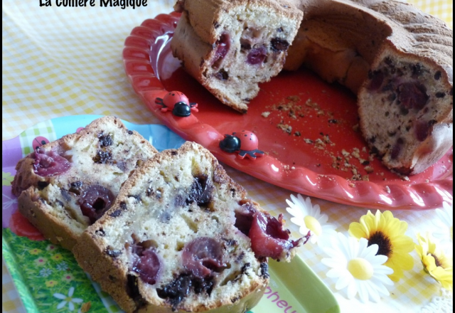 Couronne aux cerises maison