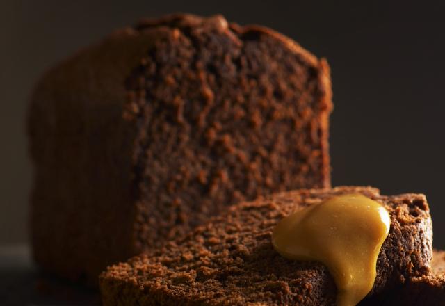 Cake au chocolat et caramel à la liqueur Grand Marnier