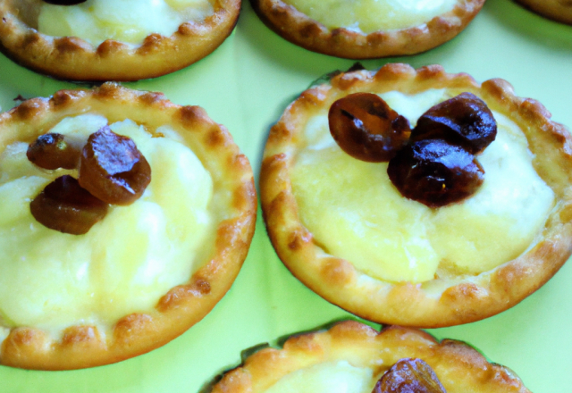 Tartelettes au raisin blanc