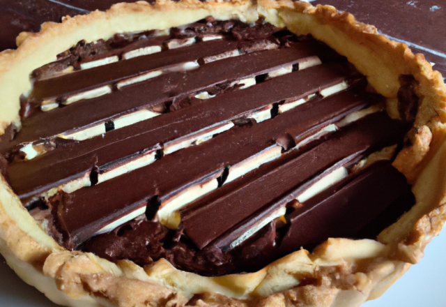 Tarte aux 3 chocolats