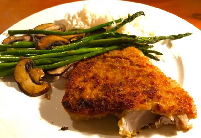 Filets de poisson panés au curry