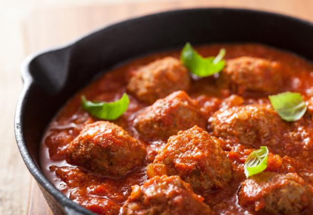 Boulettes de viande à la sauce tomate au Monsieur Cuisine