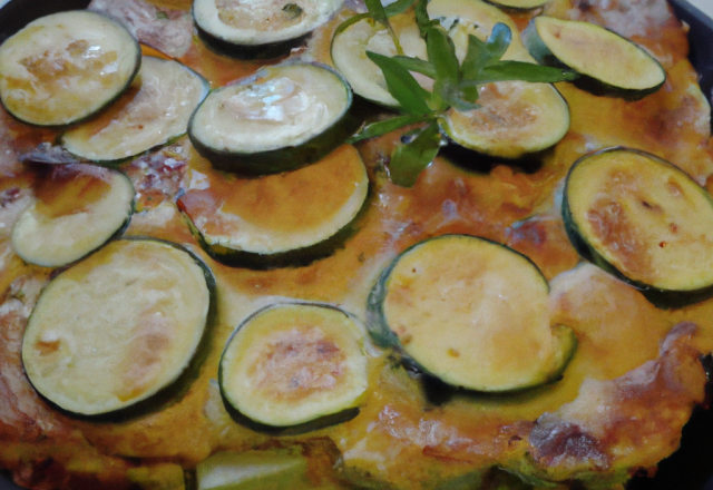 Gratin de courgettes à partager