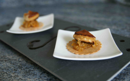 Croustillant d'endives au foie gras