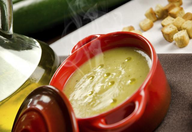 Velouté gourmand de courgettes