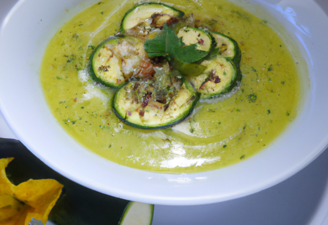 Soupe de courgettes au Companion