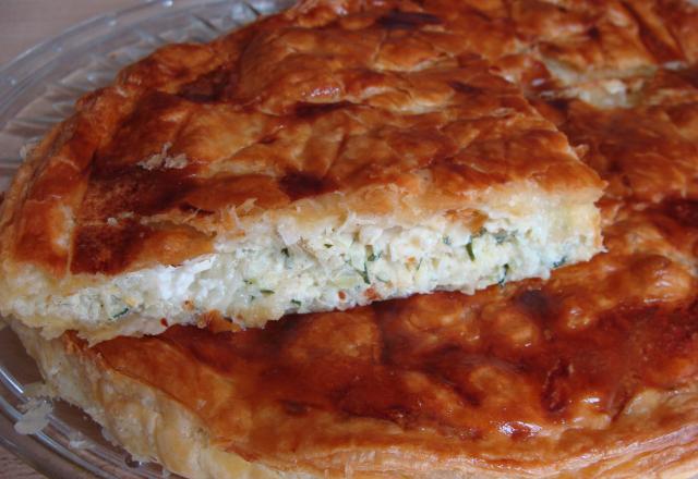 Tourte aux courgettes facile