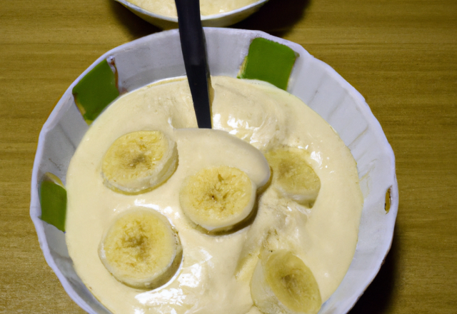 Bananes à la crème de coco