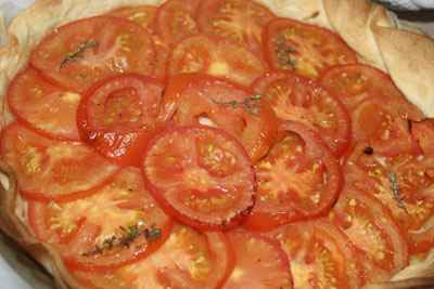 Tarte à la tomate classique