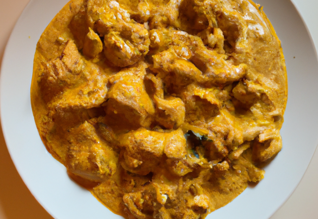 Émincé de poulet au curry 