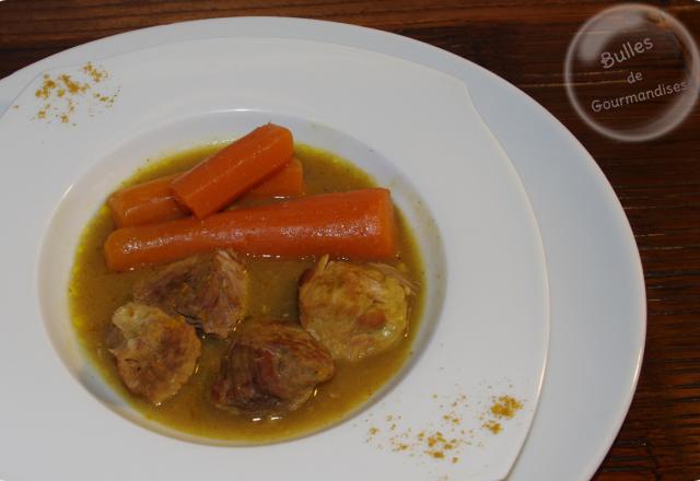 Sauté de porc au curry et carottes fondantes... et que ça saute !