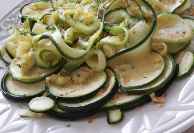 Salade aux courgettes