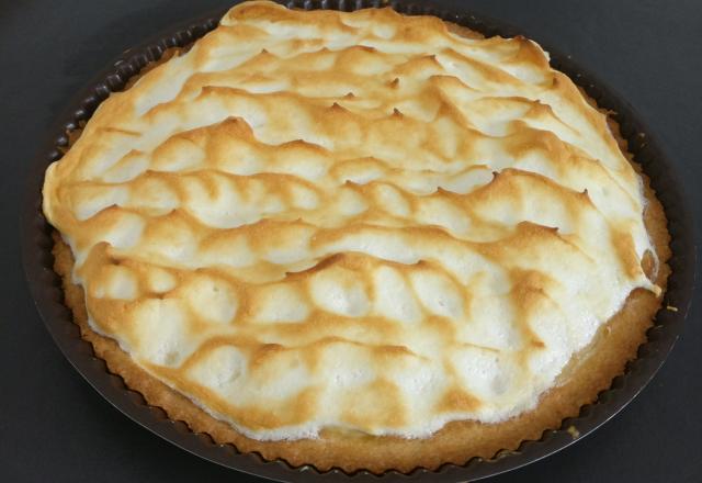 Tarte au citron meringuée douce et acide