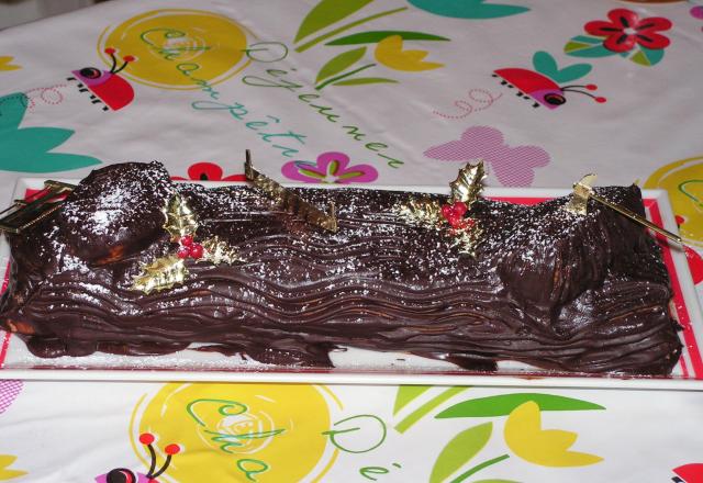 Bûche au chocolat dernière minute et top